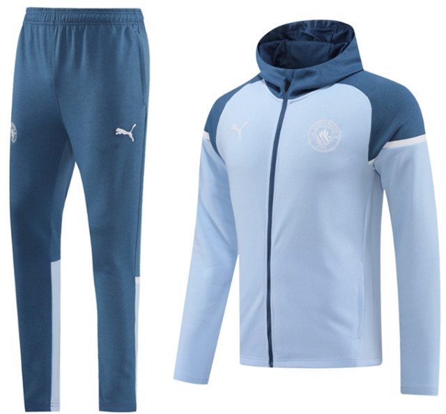 25 26 Manchester City Soccer Jacket suit Long zipper HAALAND DE BRUYNE PHILLIPS GREALISH FERRAN MAHREZ FODEN BERNARDO 2024 2025 2026 Men set jogging uniforms