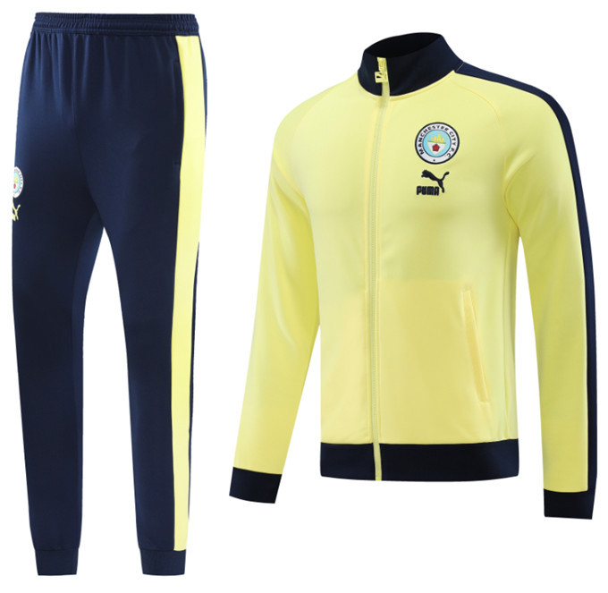 25 26 Manchester City Soccer Jacket suit Long zipper HAALAND DE BRUYNE PHILLIPS GREALISH FERRAN MAHREZ FODEN BERNARDO 2024 2025 2026 Men set jogging uniforms