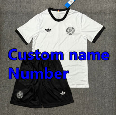 White Custom Name number