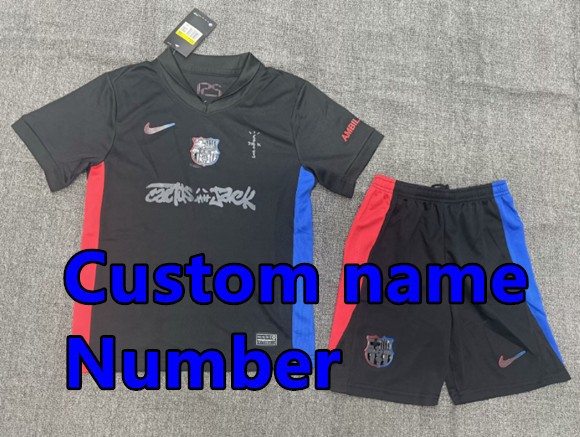 24 25 Men kit Barcelona soccer jerseys Home LAMINE YAMAL PEDRI GAVI LEWANDOWSKI FC FERRANF. DE JONG  2024 2025 BOY KIDS Football Uniforms