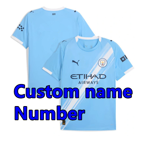 25 26 ManchesterCity Soccer Jerseys HAALAND DE BRUYNE PHILLIPS GREALISH FERRAN MAHREZ FODEN BERNARDO JOAO CANCELO 2025 2026 RODRIGO Football Men Uniforms