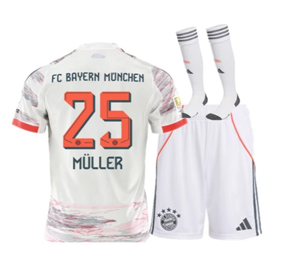 25 26 Men kit Bayern Munich Soccer Jerseys Away KANE SANE MULLER DAVIES COMAN KIMMICH 2025 2026 GORETZKA GNABRY MANE MUSIALA Football BOY KIDS Uniforms