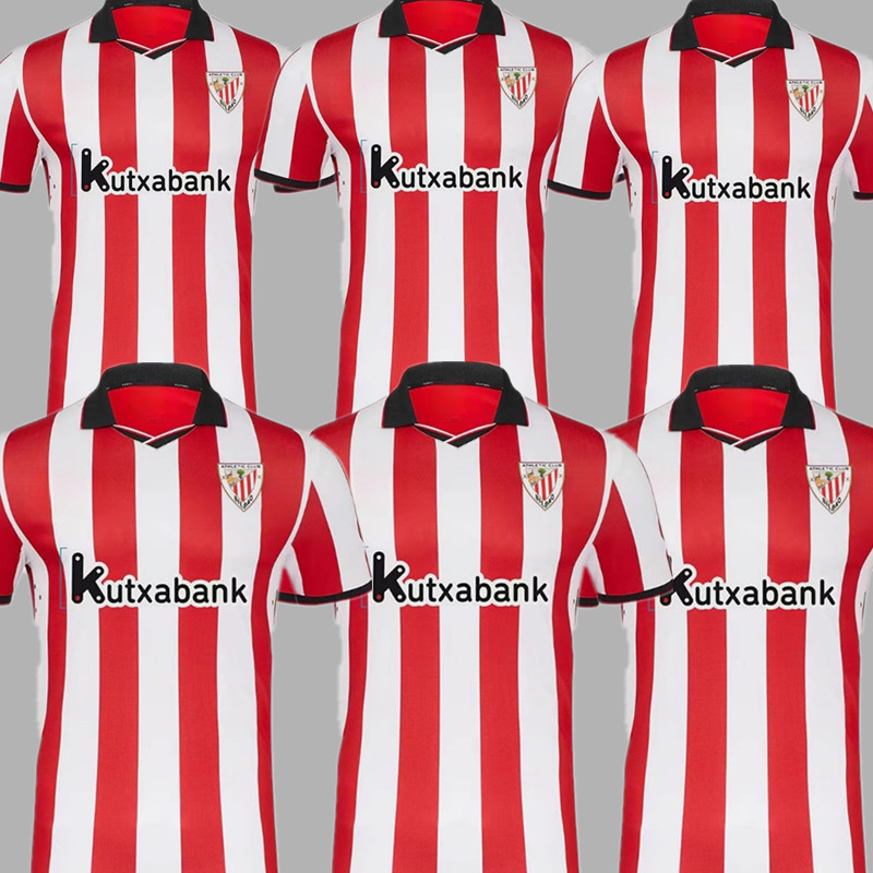 25 26 Athletic Bilbao Soccer Jerseys Home GURUZETA Centenary AthLEtic O.SANCET Futbol Football Shirt 2025 2026 Maglia Calcio Williams YURI A. DJALO