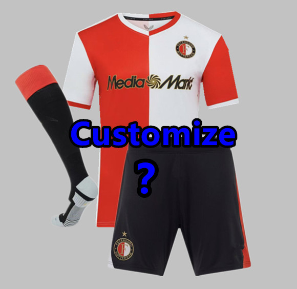 25 26 Men Kids Kit Feyenoord Home Soccer Jerseys KOKCU Gimenez Danilo TRAUNER HARTMAN GIMENEZ PAIXAO TIMBER 2025 2026 Football Men Uniforms