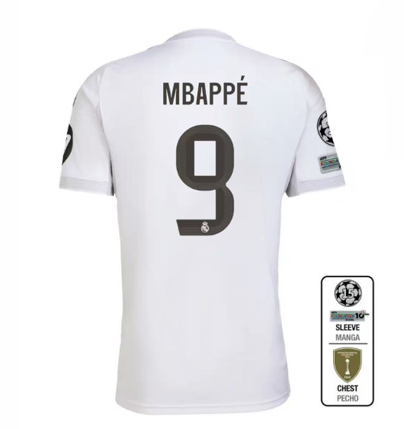 25 26 Real Madrid HomeSoccer Jerseys MBAPPE BELLINGHAM VINI JR CAMAVINGA VALVERDE MODRIC REAL MADRIDS shirt 2025 2026 Football uniforms
