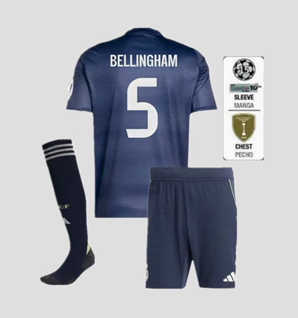 25 26 Men KIT Real Madrid Away Soccer Jerseys MBAPPE BELLINGHAM VINI JR CAMAVINGA VALVERDE MODRIC REAL MADRIDS 2025 2026 Football uniforms