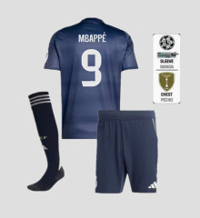 Away Custom Name number 9 patch