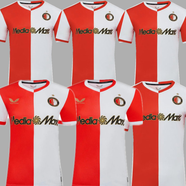 25 26 Feyenoord Home Soccer Jerseys KOKCU Gimenez Danilo TRAUNER HARTMAN GIMENEZ PAIXAO TIMBER 2025 2026 Football Men Uniforms