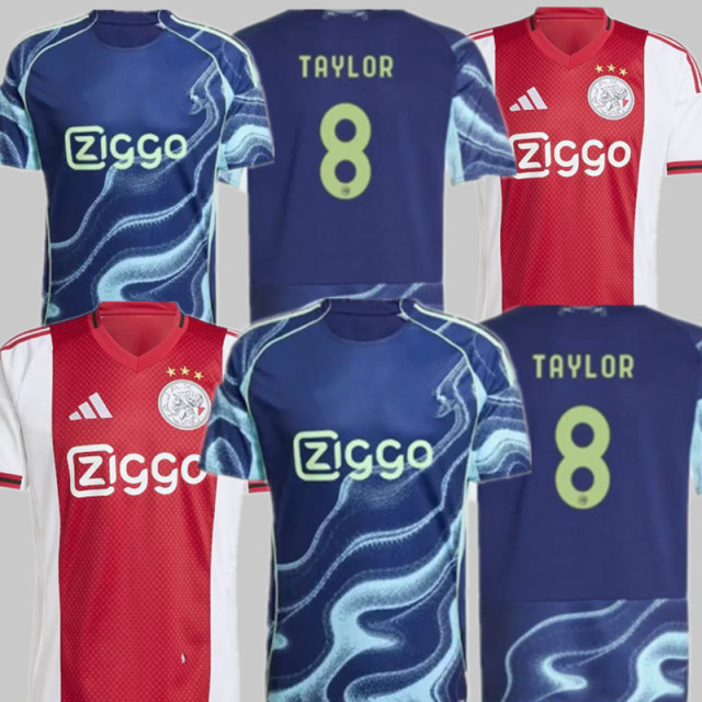 25 26 Ajax Soccer Jerseys Home Away TADIC BASSEY BERGHUIS BLIND KLAASSEN BERGWIJN MARLEY BERGHUIS CRUYFF 2025 2026 Football Shirts Adult Uniforms