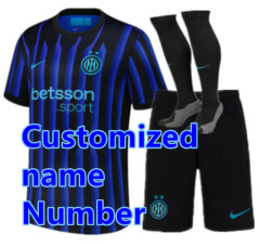 25 26 Inter Milan soccer jersey Men KIDS KIT Home Away ROSSI DZEKO INTERS LAUTARO LUKAKU BARELLA MILANS J. CORREA CALHANOGLU GAGLIARDINI 2025 2026 Football uniform