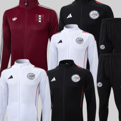 25 26 Ajax Soccer jacket TAYLOR OSCAR BROBBEY BLIND KLAASSEN BERGWIJN MARLEY BERGHUIS CRUYFF 2025 2026 Football jacket Adult Uniforms