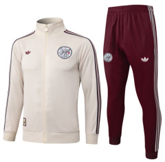 25 26 Ajax Soccer jacket TAYLOR OSCAR BROBBEY BLIND KLAASSEN BERGWIJN MARLEY BERGHUIS CRUYFF 2025 2026 Football jacket Adult Uniforms