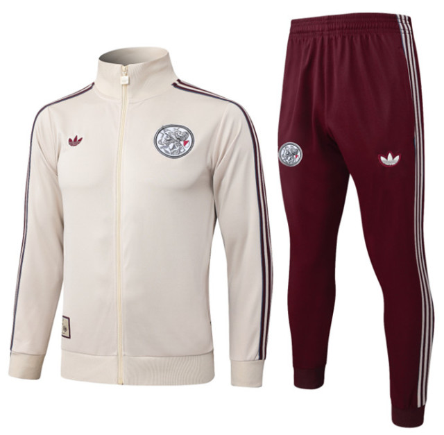 25 26 Ajax Soccer jacket TAYLOR OSCAR BROBBEY BLIND KLAASSEN BERGWIJN MARLEY BERGHUIS CRUYFF 2025 2026 Football jacket Adult Uniforms