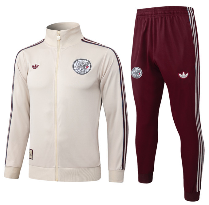 25 26 Ajax Soccer jacket TAYLOR OSCAR BROBBEY BLIND KLAASSEN BERGWIJN MARLEY BERGHUIS CRUYFF 2025 2026 Football jacket Adult Uniforms