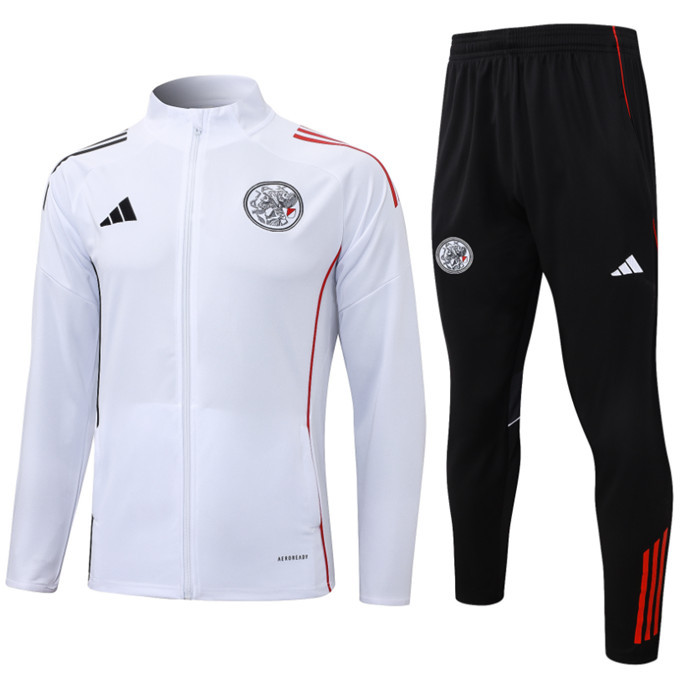 25 26 Ajax Soccer jacket TAYLOR OSCAR BROBBEY BLIND KLAASSEN BERGWIJN MARLEY BERGHUIS CRUYFF 2025 2026 Football jacket Adult Uniforms