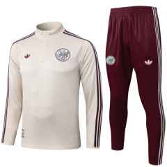 25 26 Ajax Soccer Training suit TAYLOR OSCAR BROBBEY BLIND KLAASSEN BERGWIJN MARLEY BERGHUIS CRUYFF 2025 2026 Ajax Men KIDS Football jogging uniforms