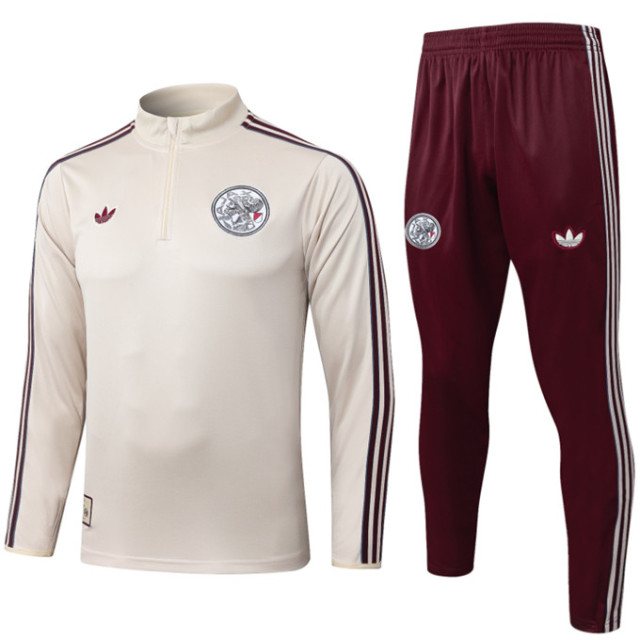 25 26 Ajax Soccer Training suit TAYLOR OSCAR BROBBEY BLIND KLAASSEN BERGWIJN MARLEY BERGHUIS CRUYFF 2025 2026 Ajax Men KIDS Football jogging uniforms