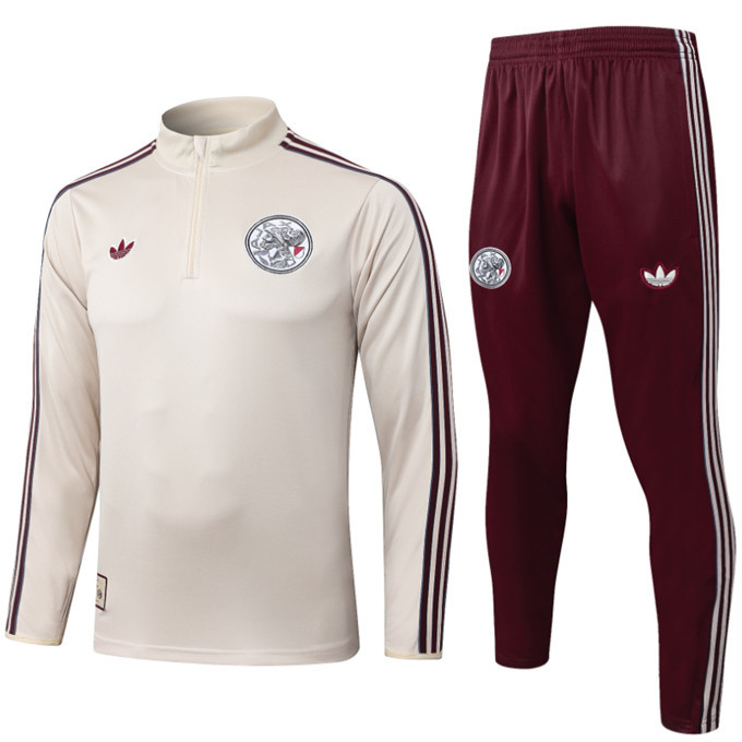 25 26 Ajax Soccer Training suit TAYLOR OSCAR BROBBEY BLIND KLAASSEN BERGWIJN MARLEY BERGHUIS CRUYFF 2025 2026 Ajax Men KIDS Football jogging uniforms