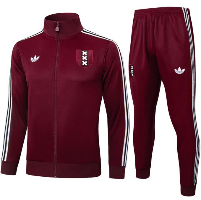 25 26 Ajax Soccer jacket TAYLOR OSCAR BROBBEY BLIND KLAASSEN BERGWIJN MARLEY BERGHUIS CRUYFF 2025 2026 Football jacket Adult Uniforms