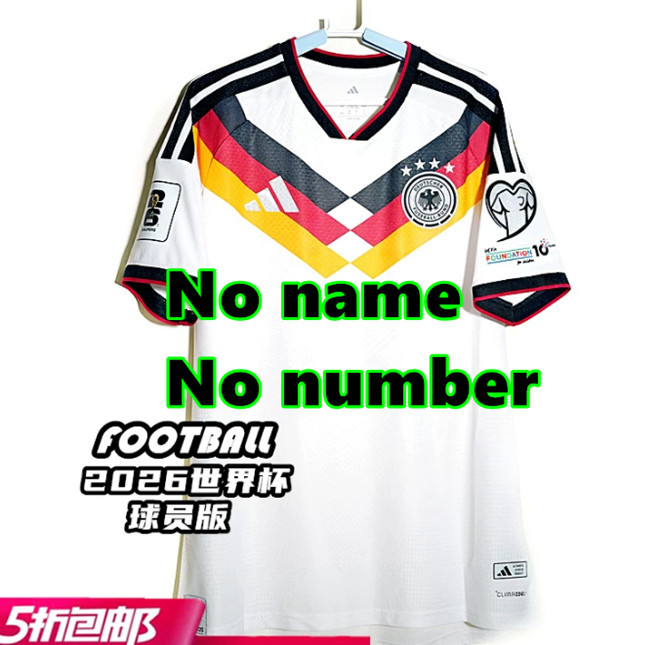 PLAYER VERSION 2026 Germany Soccer Jerseys World Cup KIMMICH KROOS WERNER MULLER 2026 2027 GOTZE SANEA REUS GNABRY HAVERTZ MUSIALA WIRTZ Home Football shirt Men uniform