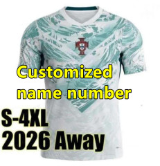 2026 World Cup Portugal Soccer Jersey B.FERNANDES RONALDO Home away 2026 2027 FAN edition ANDRÉ SILVA JOAO FELIX PEPE BERMARDO Football Men shirt Uniform