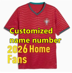 2026 World Cup Portugal Soccer Jersey B.FERNANDES RONALDO Home away 2026 2027 FAN edition ANDRÉ SILVA JOAO FELIX PEPE BERMARDO Football Men shirt Uniform