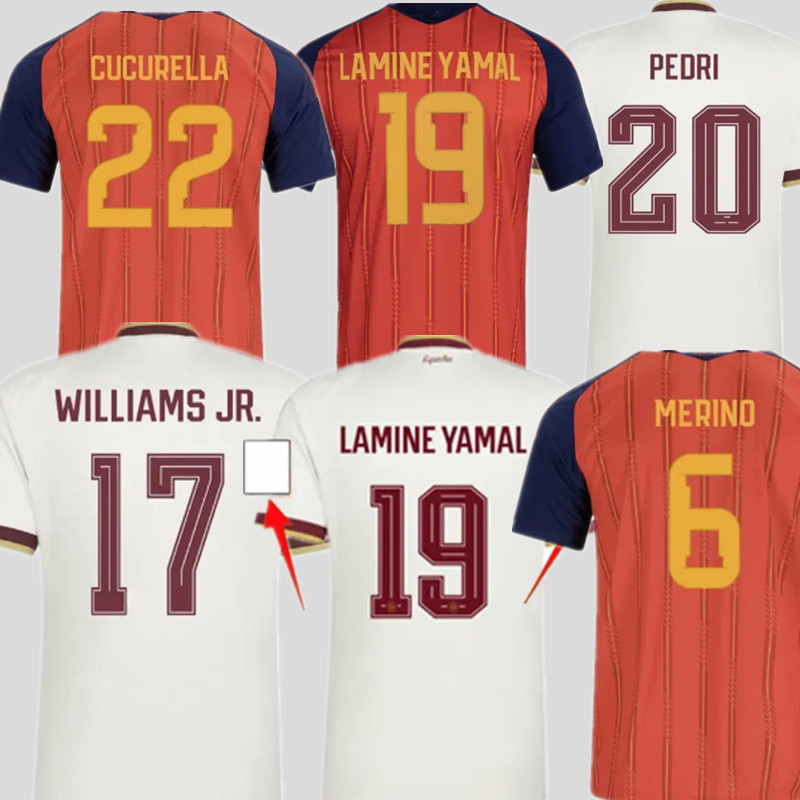 2026 Spain Soccer Jerseys Home Away PEDRI GAVI LAMINE YAMAL MORATA Carvajal OLMO FERRAN RODRIGO 2026 2027 SPANISH Men Football Shirt