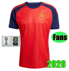 2026 Spain Soccer Jerseys Home Away PEDRI GAVI LAMINE YAMAL MORATA Carvajal OLMO FERRAN RODRIGO 2026 2027 SPANISH Men Football Shirt