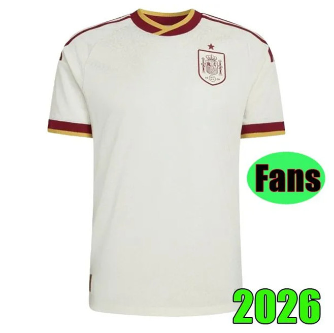 2026 Spain Soccer Jerseys Home Away PEDRI GAVI LAMINE YAMAL MORATA Carvajal OLMO FERRAN RODRIGO 2026 2027 SPANISH Men Football Shirt