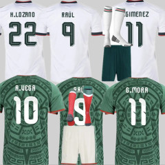 2026 Mexico World Cup Soccer Jersey AVEGA RAUL J QUInONES HLOZANO Men Kids kit 2026 2027 Home away Football Shirts E ALVAREZ Training Uniform