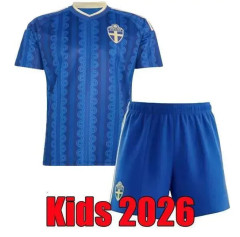 2026 Sweden soccer Jerseys isak Gyokeres Elanga Bergvall Nygren Larsson shirt 2026 2027 Sweden World Cup home away Men kids kit Team Football uniforms