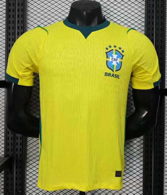 PLAYER VERSION 2026 Brazil Soccer Jersey VINI JR. NEYMAR JR CASEMIRO 2026 2027 National Team G.JESUS P.COUTINHO Home Away Men Shirt T.SILVA PELE MARCELO Football Uniform