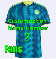 Away Custom Name number