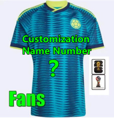 2026 COLOMBIA Soccer Jersey World Cup C. CHUCHO CUADRADO LUIS DIAZ FALCAO National Team JAMES D.VALOYES ARANGO Home Away 2026 2027 Men Football Uniform