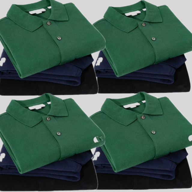 LACOSTE French Crocodile Men's Classic Slim Fit Short Sleeve Polo Shirt for Spring and Summer Basic Style