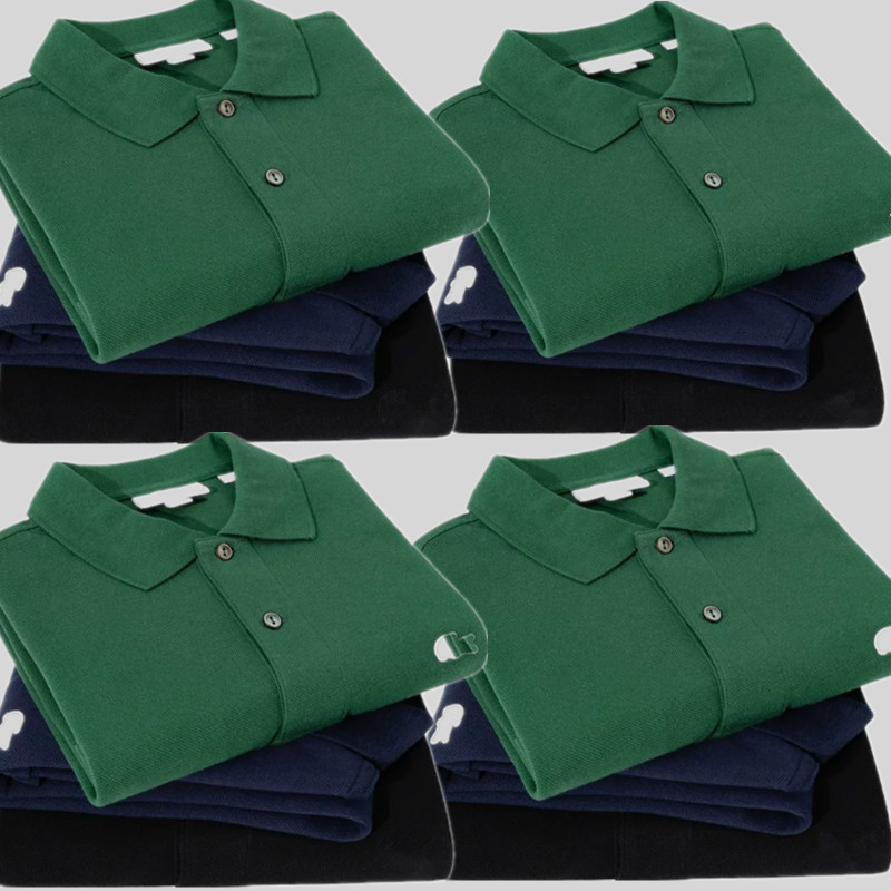 LACOSTE French Crocodile Men's Classic Slim Fit Short Sleeve Polo Shirt for Spring and Summer Basic Style