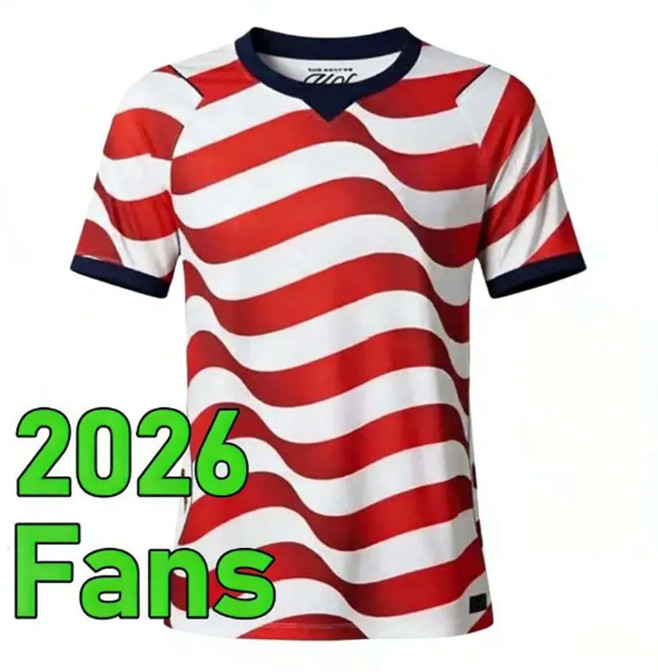 2026 USA Soccer Jersey World Cup PULISIC BALOGUN AARONSON WRIGHT LALAS National Team United States Home Away 2026 2027 Men Football Uniform
