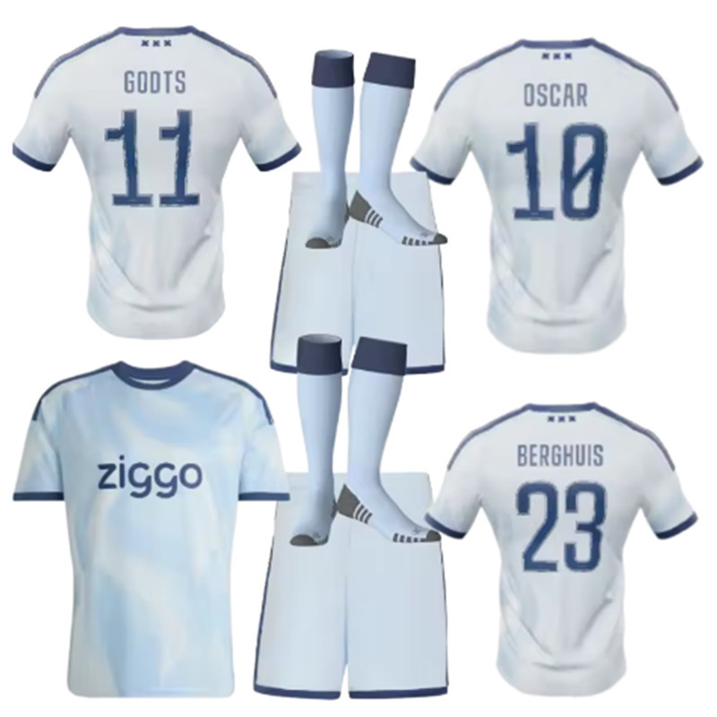 26 27 Ajax Soccer Jerseys 3RD GODTS  ROSA OSCAR BASSEY BERGHUIS BLIND KLAASSEN BERGWIJN MARLEY CRUYFF 2026 2027 Ajaxes Football shirt Men kids Kit Uniforms