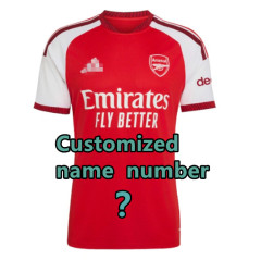 26 27 Arsenal soccer jersey Home EZE  RICE HAVERTZ SAKA MARTINELLI WHITE SALIBA G.JESUS JORGINHO ODEGAARD 2026 2027 Football Men Uniforms
