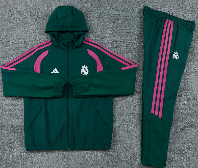 New Windbreaker jacket Coat  Adults kit   Arsenal Bayern Munich Manchester United Real Madrid Spain Argentina Naples Liverpool Barcelona 2026 2027  New zipper pocket  jacket  jersey 10-20 days. It will arrive in your country