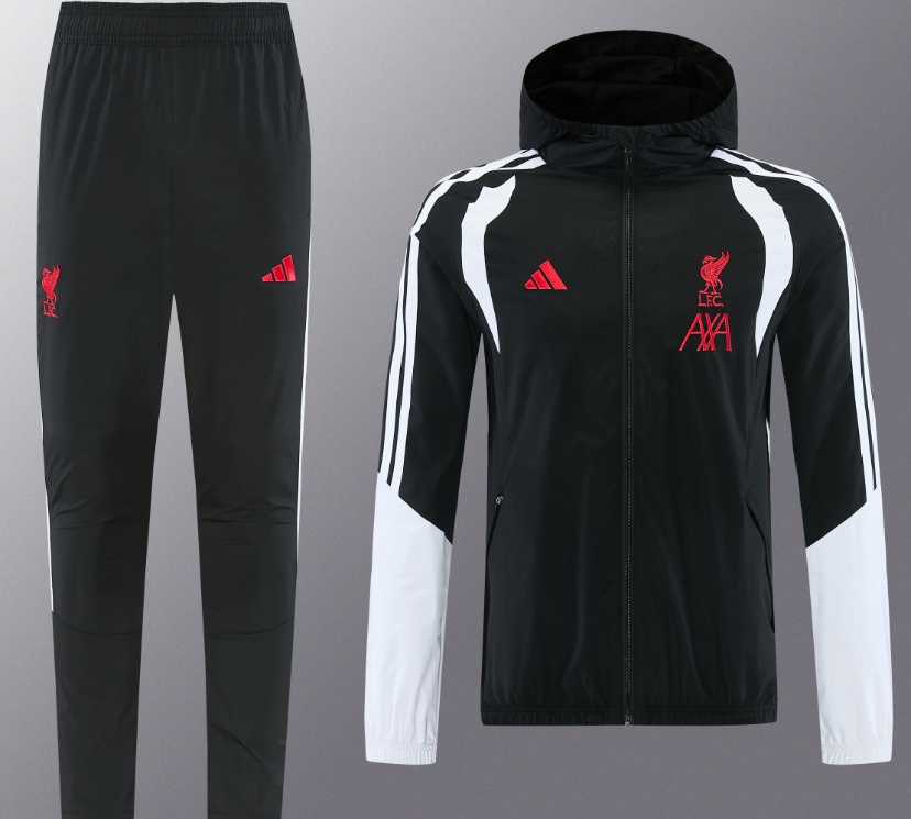 New Windbreaker jacket Coat  Adults kit   Arsenal Bayern Munich Manchester United Real Madrid Spain Argentina Naples Liverpool Barcelona 2026 2027  New zipper pocket  jacket  jersey 10-20 days. It will arrive in your country