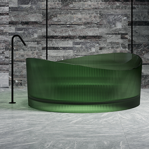 Wholesale Fashion Transparent Resin Freestanding Bathtub TW-8309T