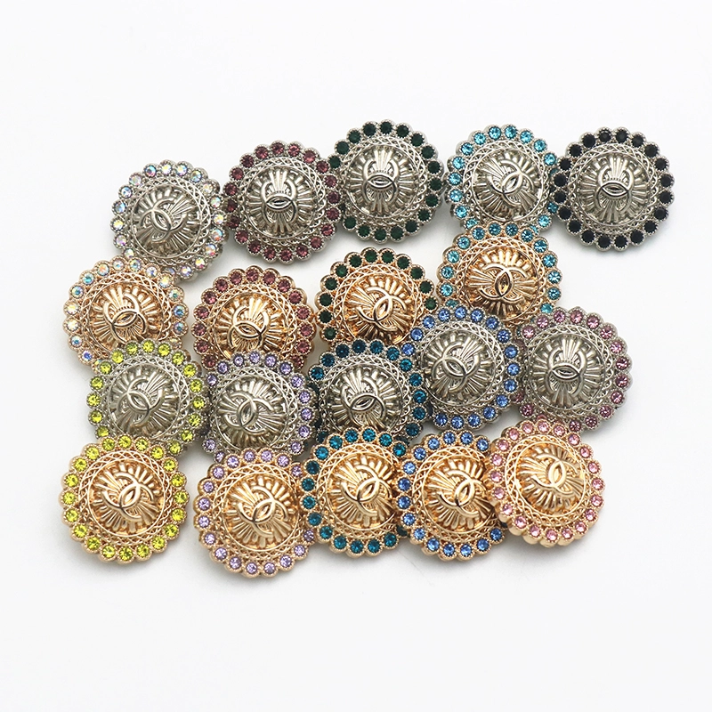 Chanel Luxurious Pearl and Crystal button with Classic CC  Designer button