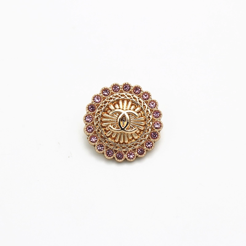 Chanel Luxurious Pearl and Crystal button with Classic CC  Designer button