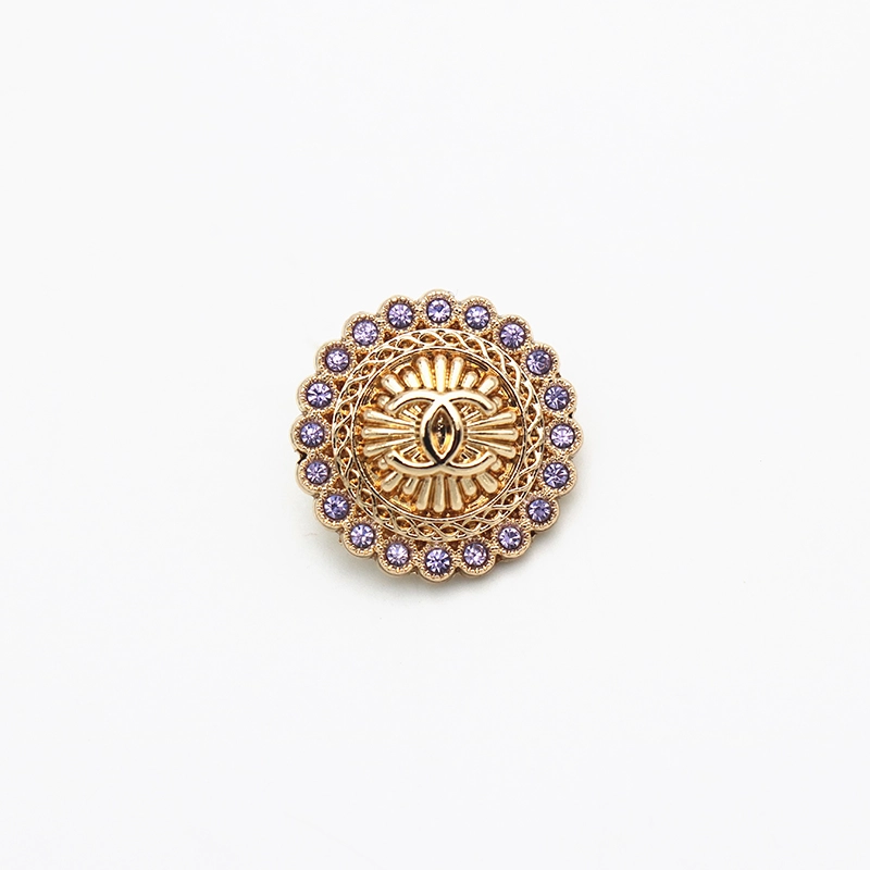 Chanel Luxurious Pearl and Crystal button with Classic CC  Designer button