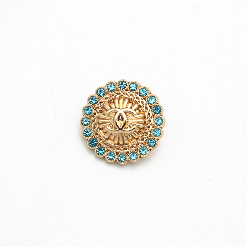 Chanel Luxurious Pearl and Crystal button with Classic CC  Designer button