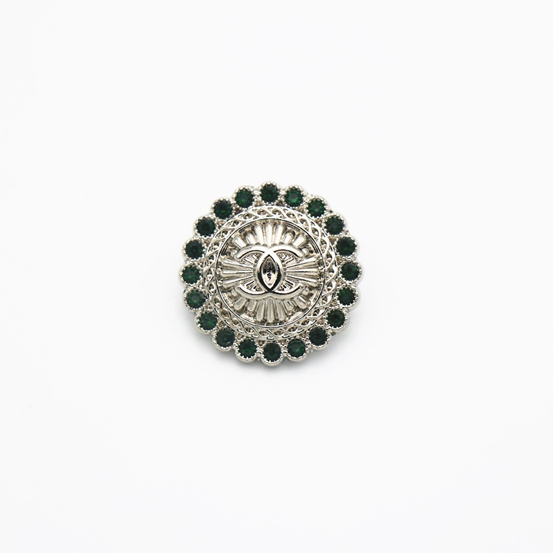Chanel Luxurious Pearl and Crystal button with Classic CC  Designer button