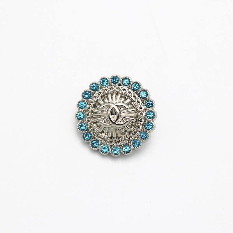 Chanel Luxurious Pearl and Crystal button with Classic CC  Designer button