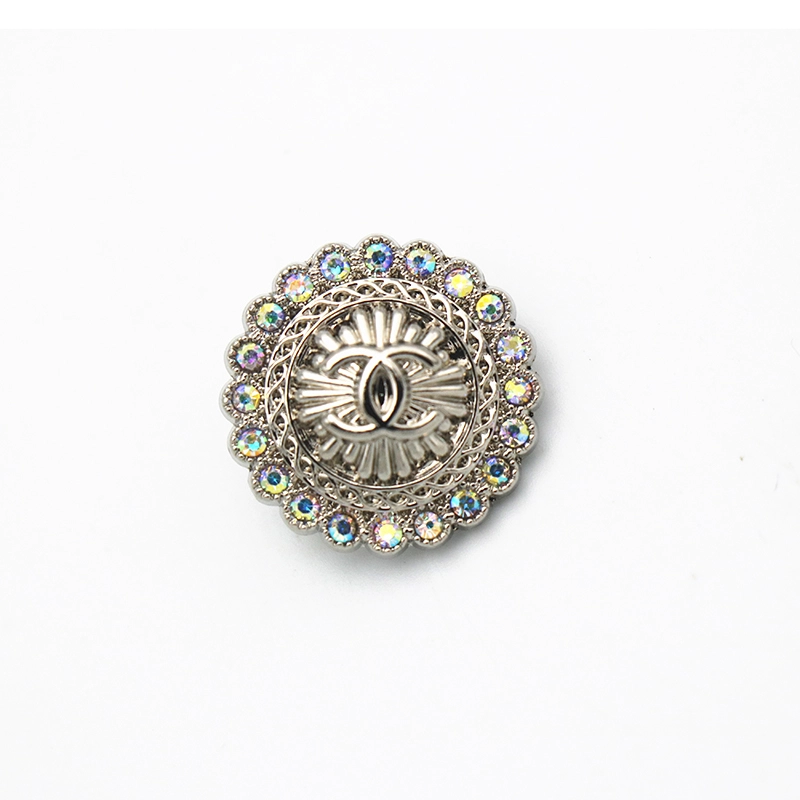 Chanel Luxurious Pearl and Crystal button with Classic CC  Designer button