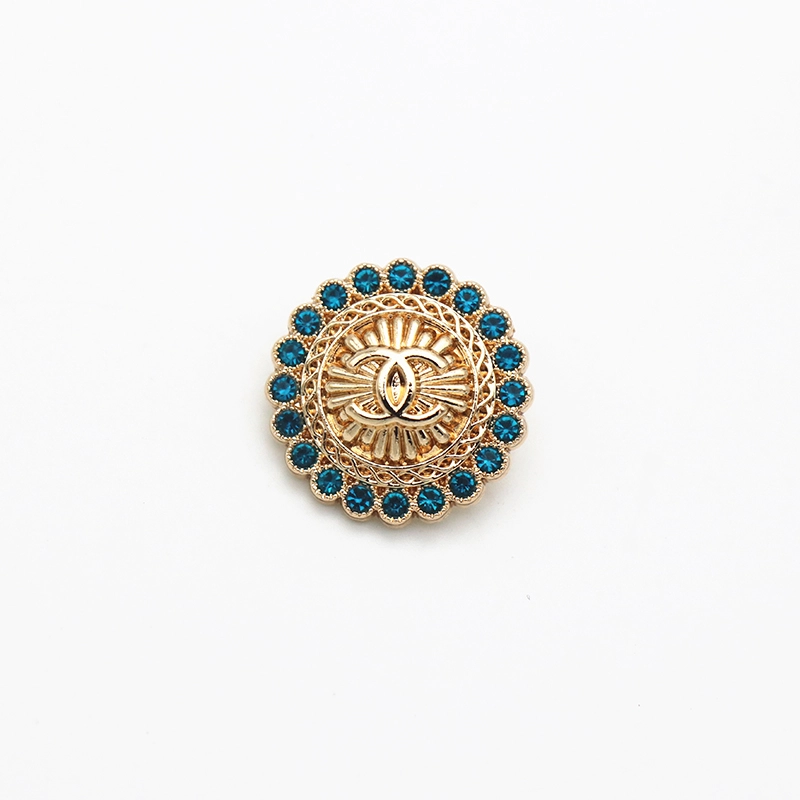 Chanel Luxurious Pearl and Crystal button with Classic CC  Designer button